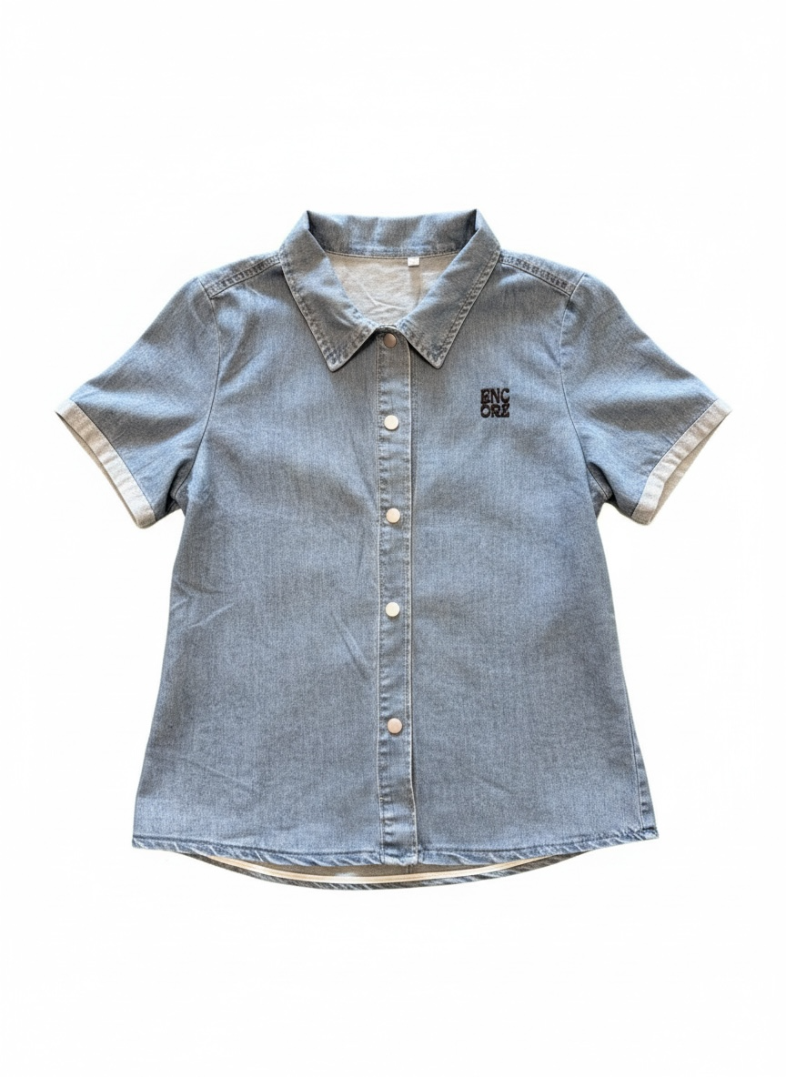 Denim Button Shirt　デニムボタンシャツ