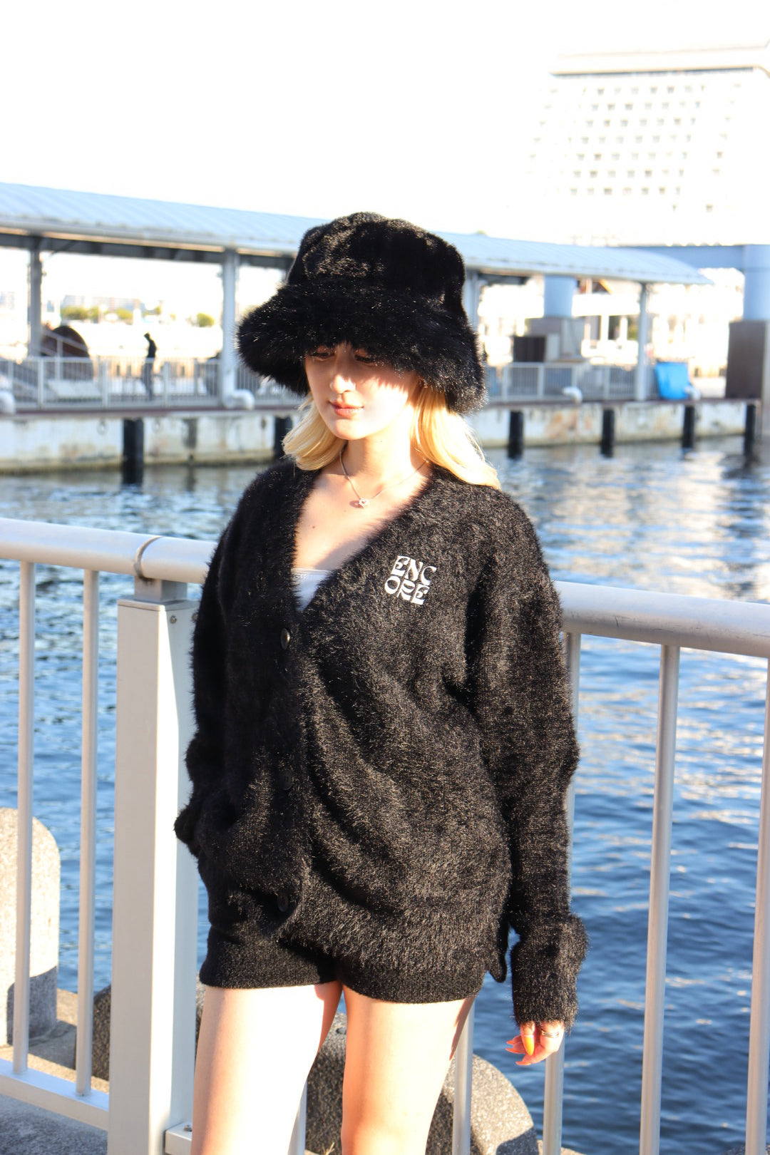 SOFT FUR CARDIGAN　ソフトファーカーディガン