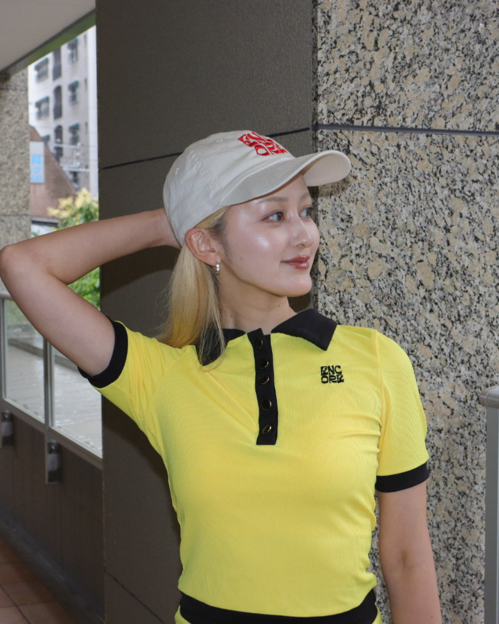 Ribbed knit set リブニットセット