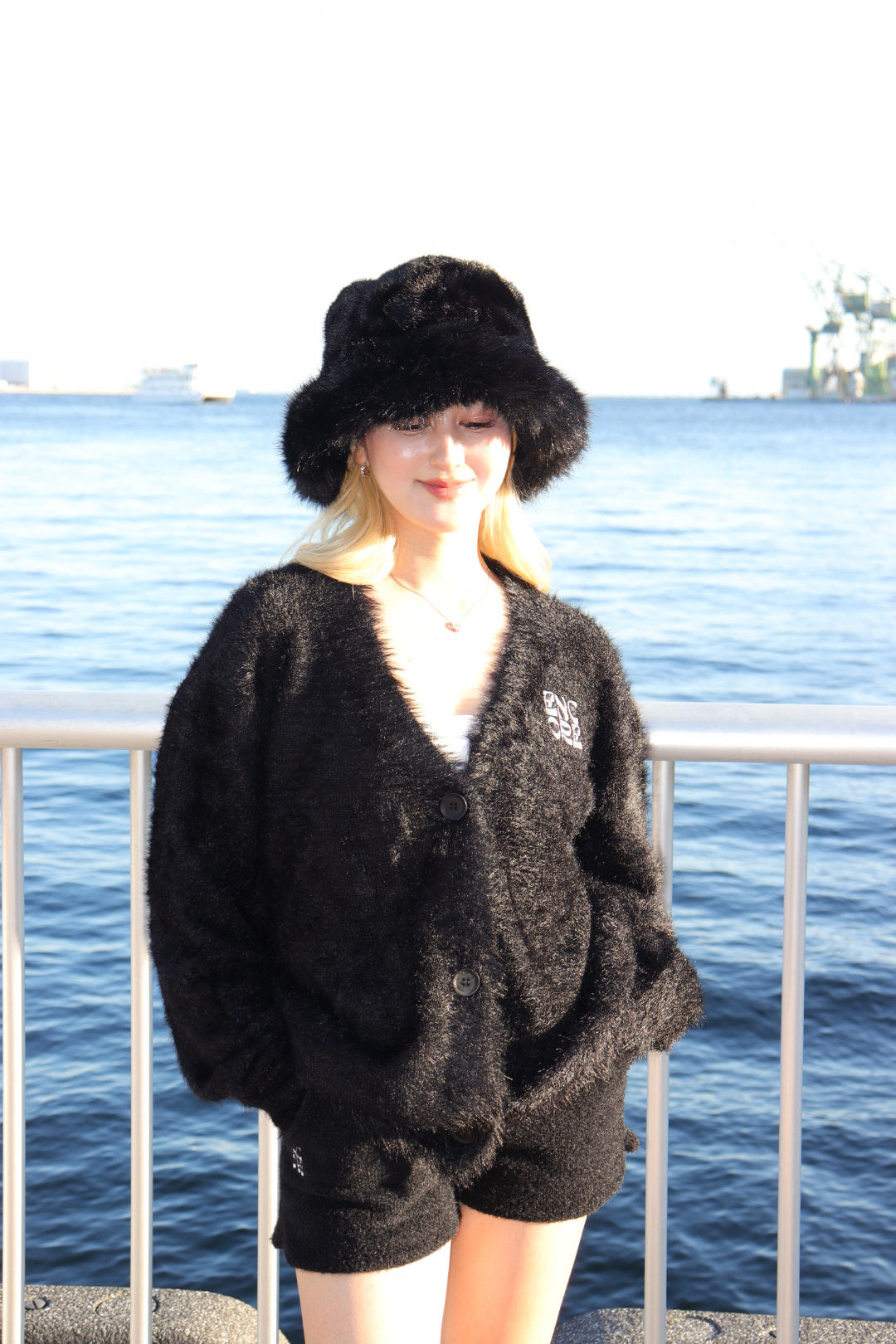 SOFT FUR CARDIGAN　ソフトファーカーディガン