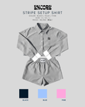 Stripe Setup Shirt　ストライプセットアップシャツ