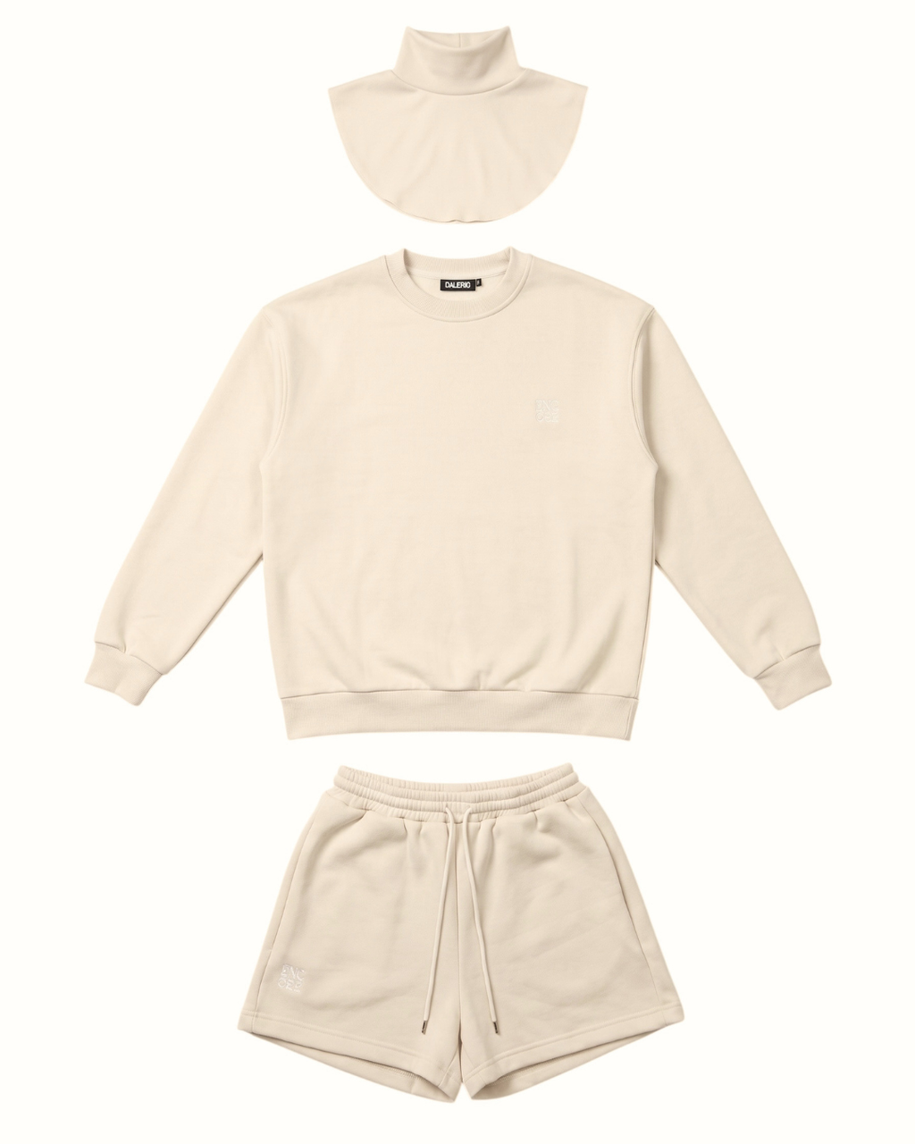 Collar Sweat Set-up つけ襟付きセットアップ