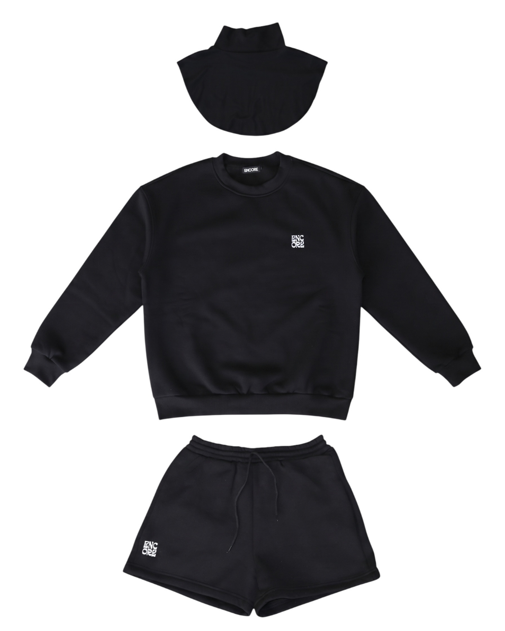 Collar Sweat Set-up つけ襟付きセットアップ