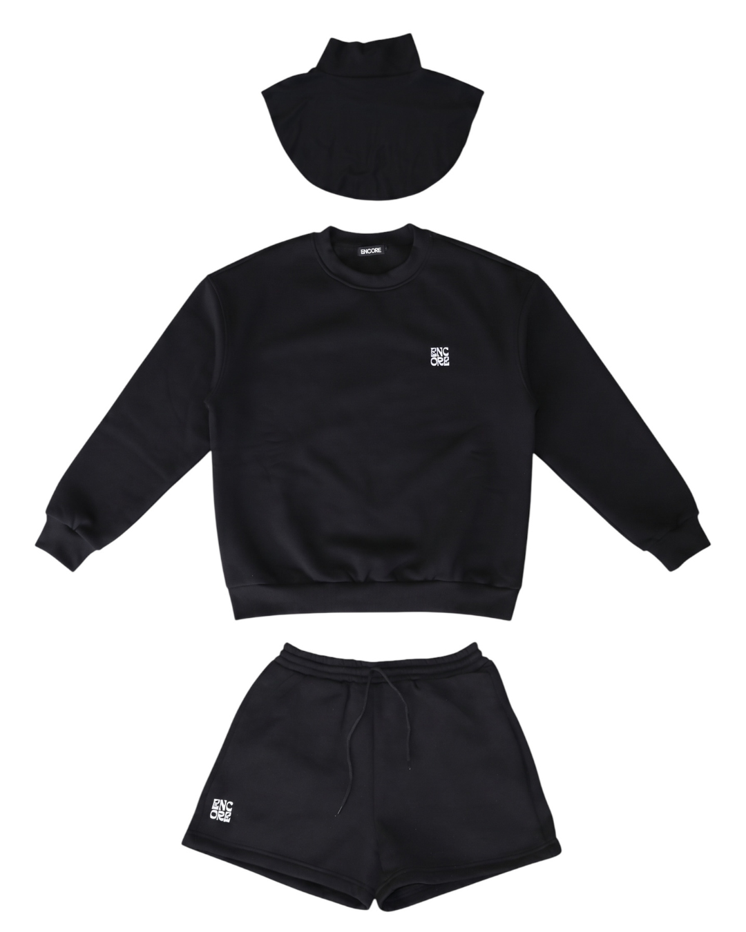 Collar Sweat Set-up つけ襟付きセットアップ