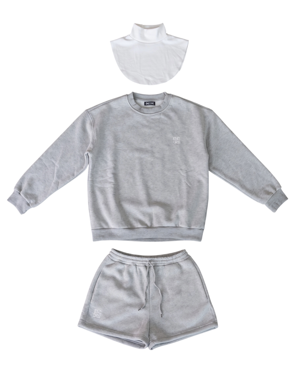 Collar Sweat Set-up つけ襟付きセットアップ