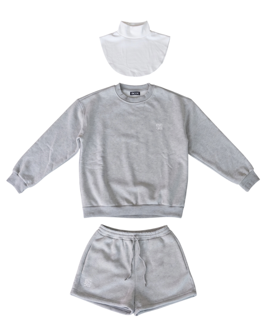 Collar Sweat Set-up つけ襟付きセットアップ