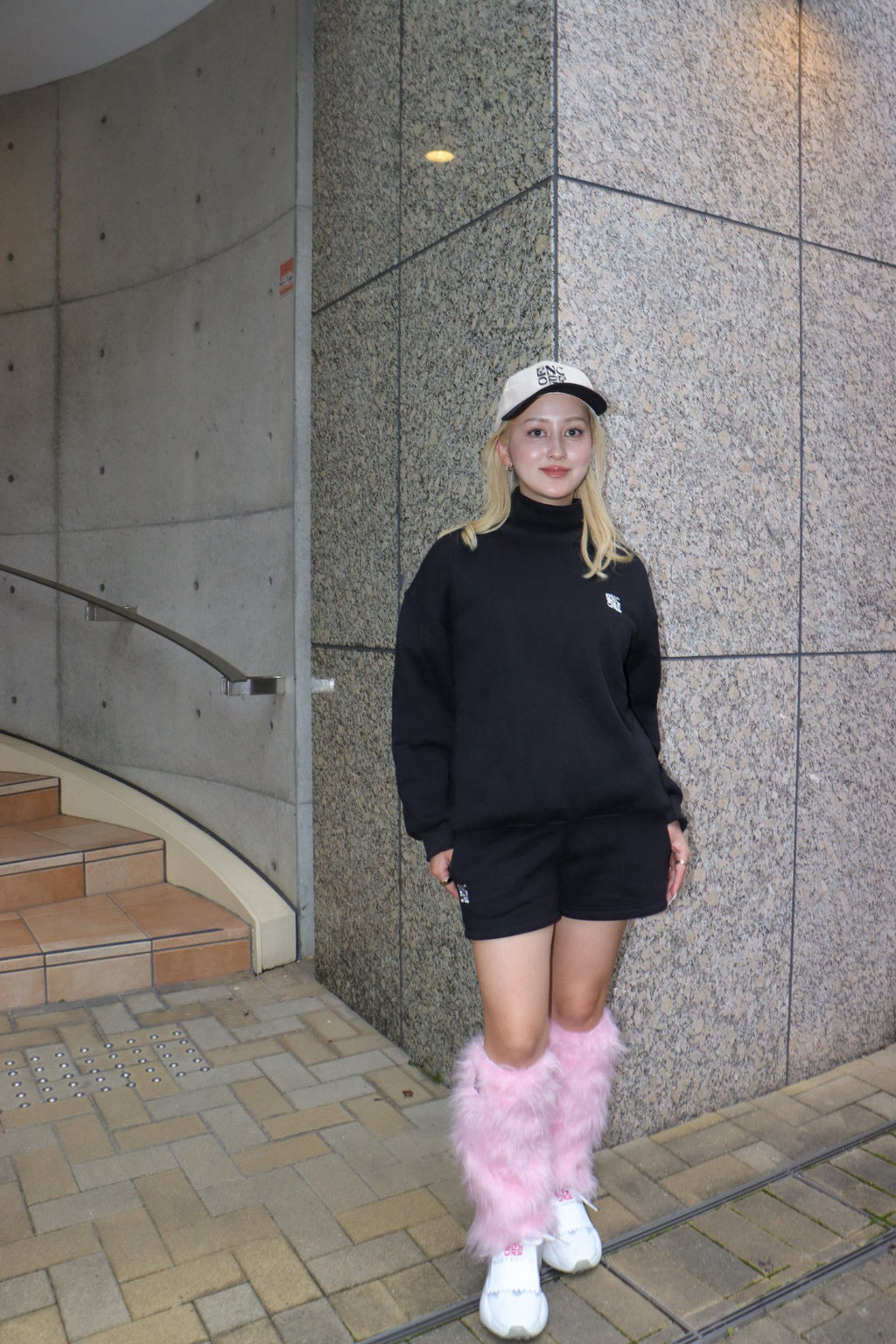 Collar Sweat Set-up つけ襟付きセットアップ