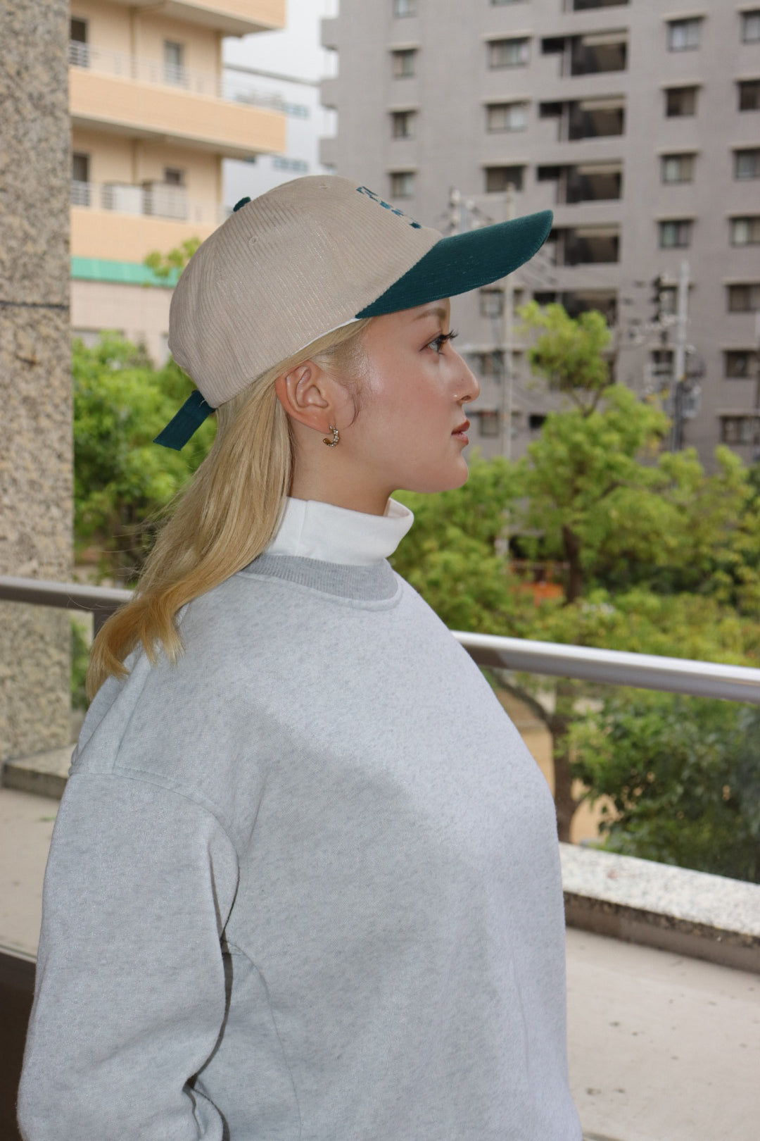 Collar Sweat Set-up つけ襟付きセットアップ