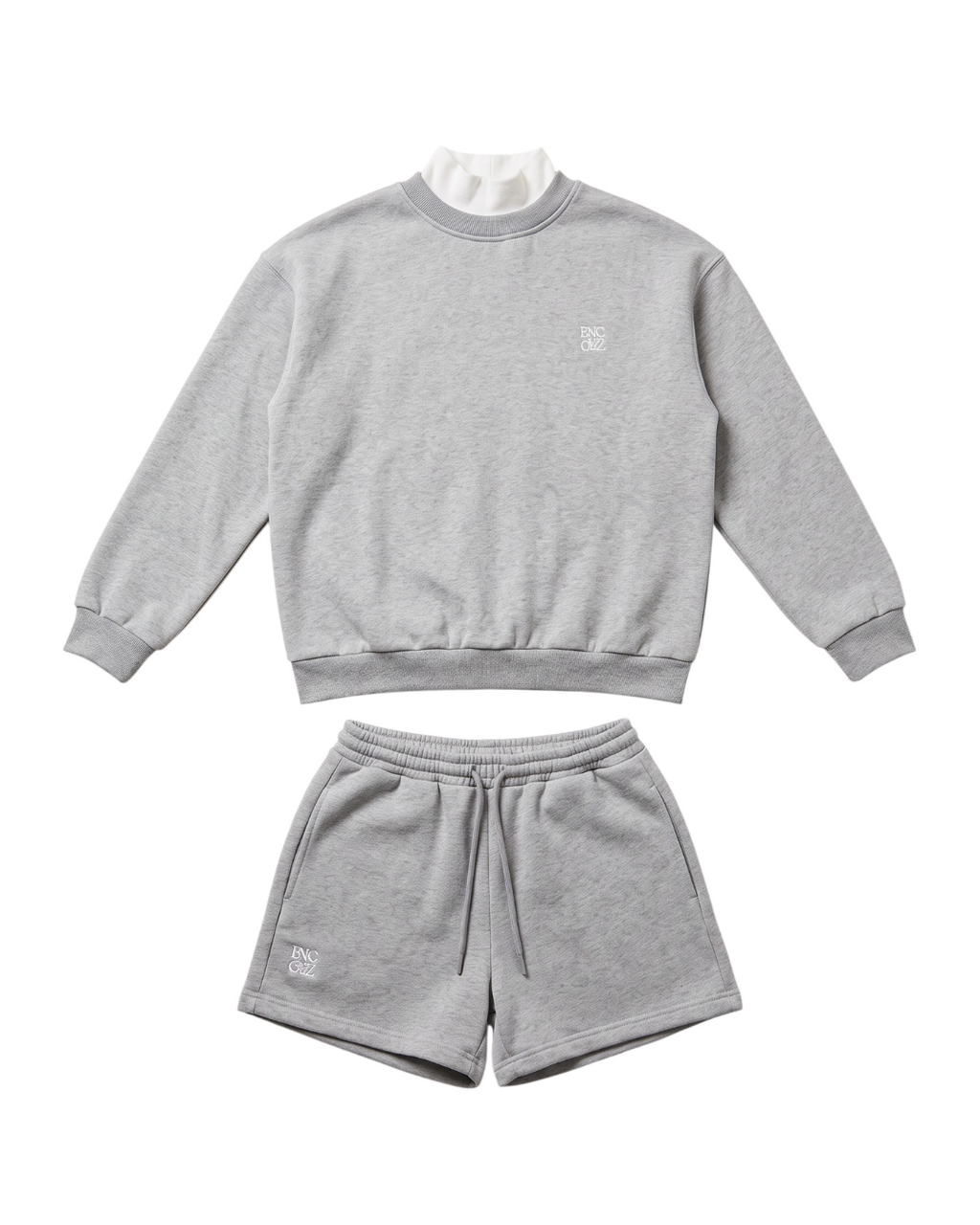 Collar Sweat Set-up つけ襟付きセットアップ