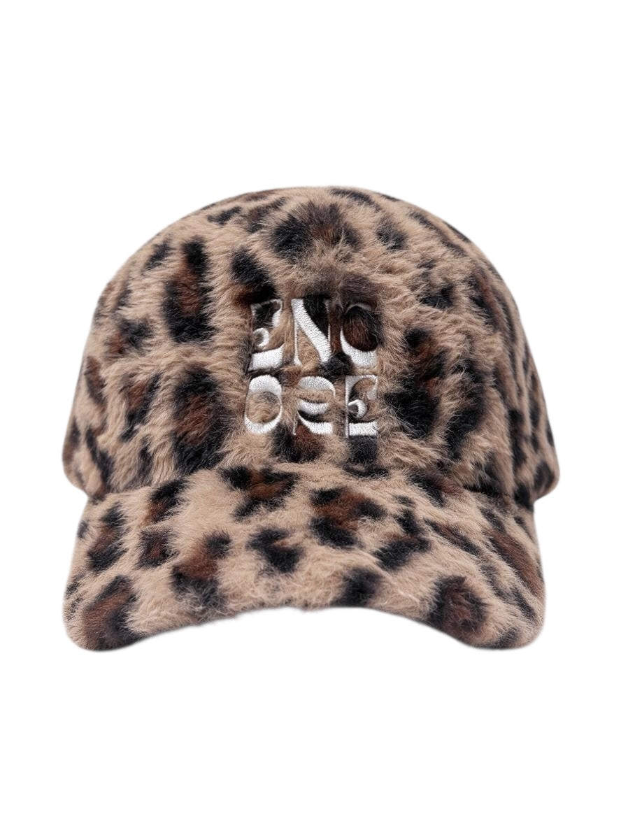 Leopard Boa Cap