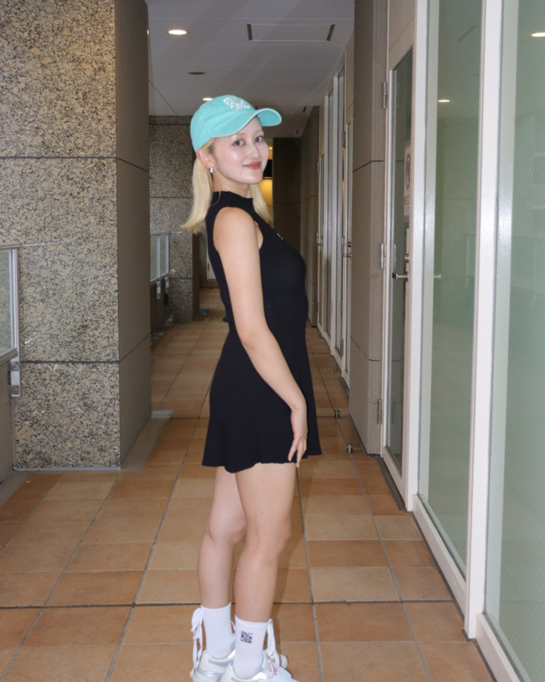 Summer knit dress サマーニットドレス