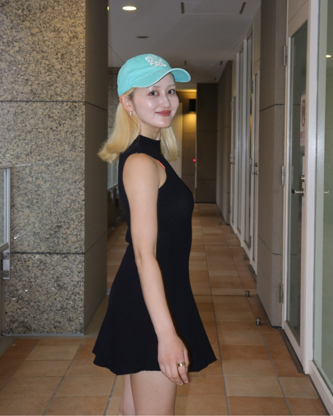 Summer knit dress サマーニットドレス