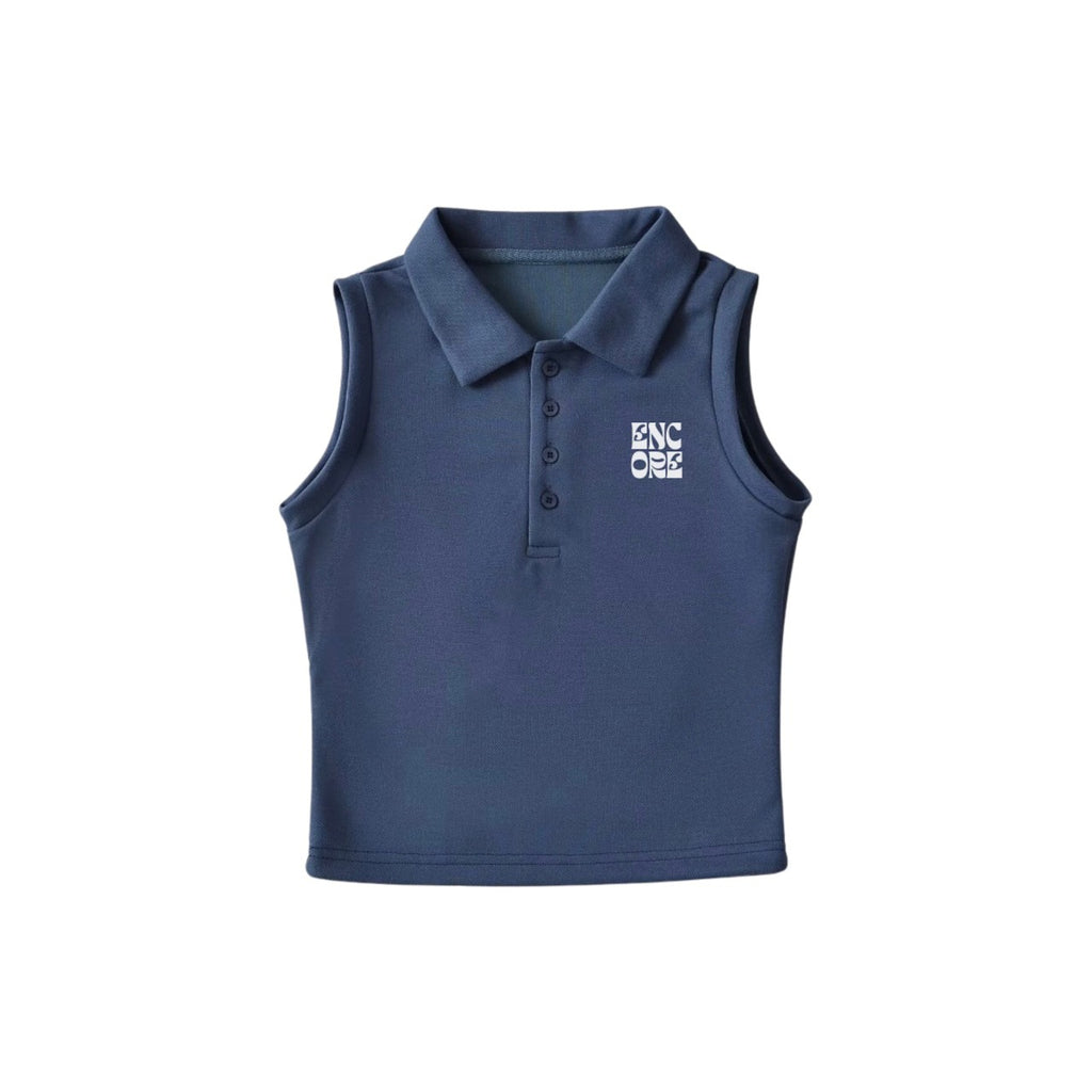 Sleeveles polo