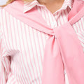 Striped ribbon shirt
