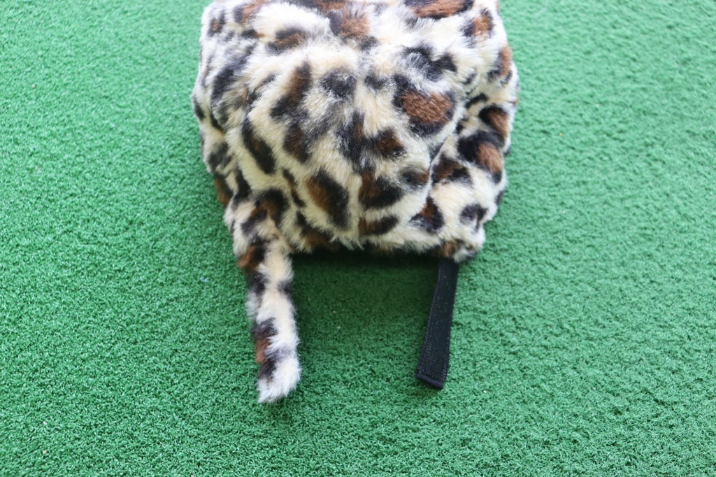Leopard Boa Cap
